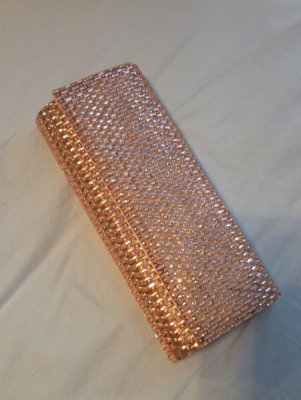 Rose Gold Sequin Evening Clutch - Women Bags